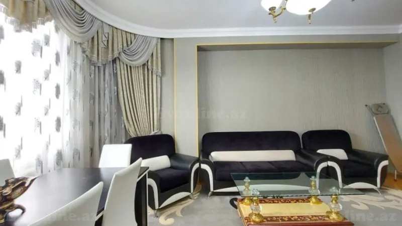 Kirayə verilir 2 otaqlı Mənzil Yeni tikili 90 m² Xətai m. - şəkil 3