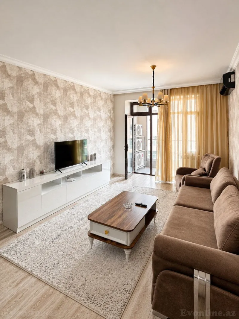 Kirayə verilir 2 otaqlı Mənzil Yeni tikili 103 m² 8 Noyabr m. - şəkil 3