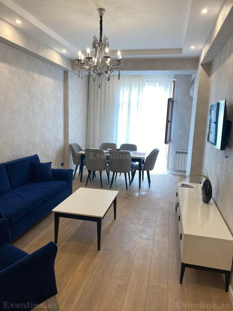 Kirayə verilir 2 otaqlı Mənzil Yeni tikili 70 m² Nəsimi r. - şəkil 2