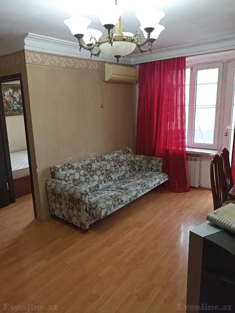 Kirayə verilir 2 otaqlı Mənzil Köhnə tikili 37 m² Nizami m. - şəkil 2