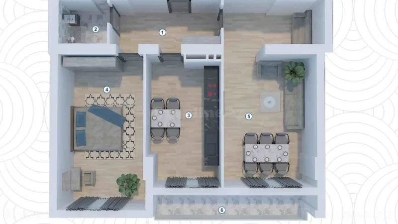 Satılır 3 otaqlı Mənzil Yeni tikili 100 m² Nəriman Nərimanov m. - şəkil 3