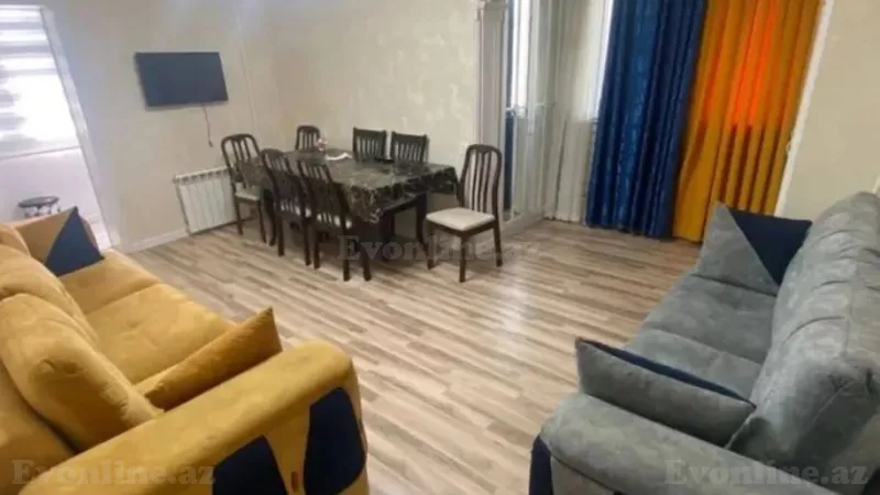 2 otaqlı Mənzil 55 m² 8-ci mikrorayon Kirayə verilir