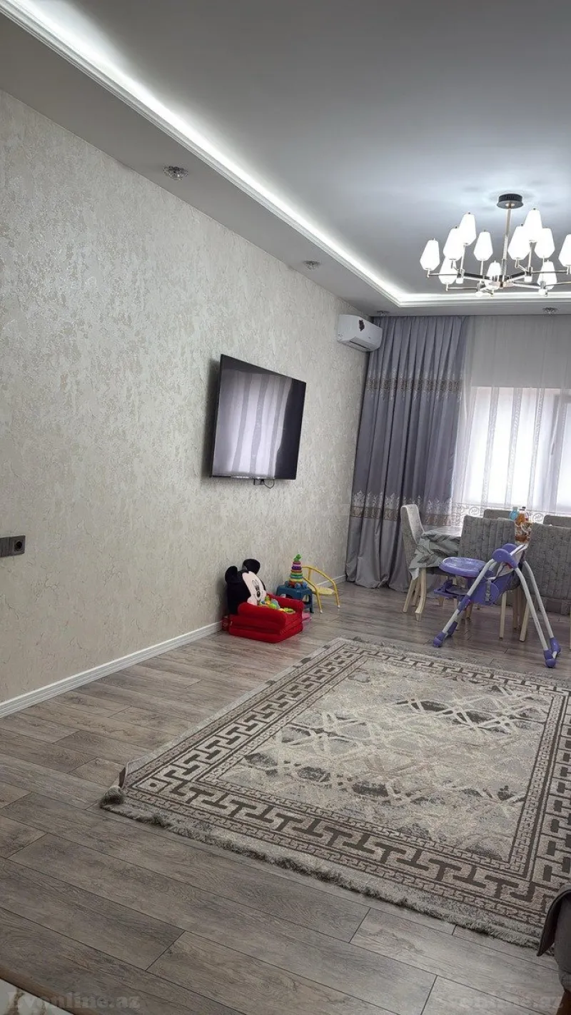 Satılır 3 otaqlı Mənzil Yeni tikili 85 m² 5-ci mikrorayon - şəkil 2