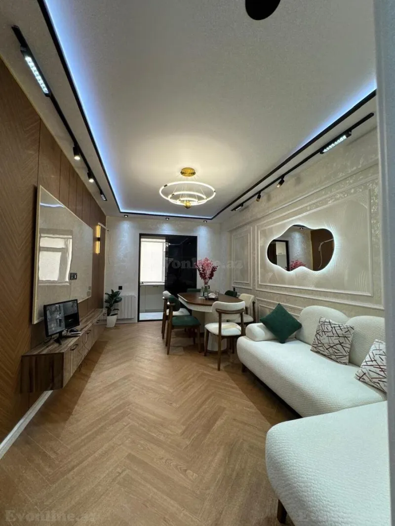 Satılır 2 otaqlı Mənzil Yeni tikili 60 m² Həzi Aslanov m. - şəkil 2