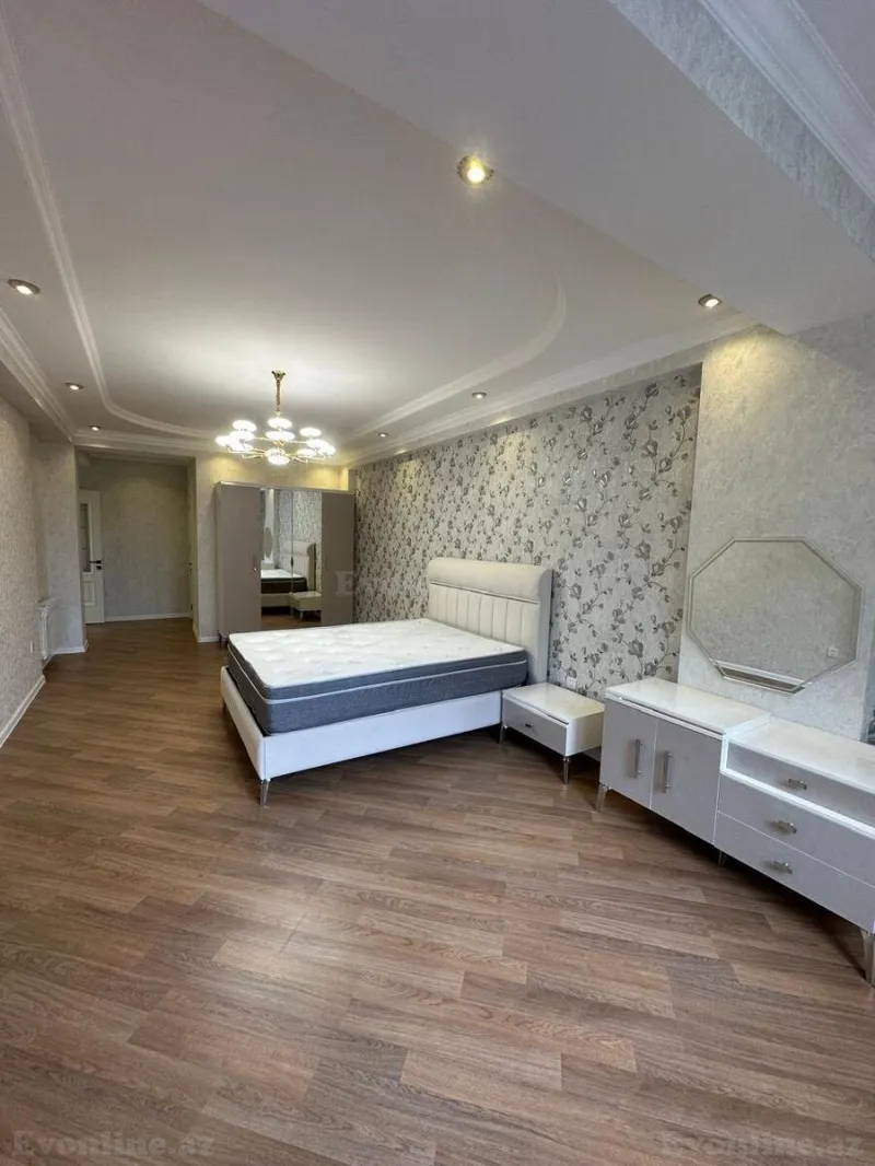 Kirayə verilir 3 otaqlı Mənzil Yeni tikili 150 m² Nərimanov r. - şəkil 5