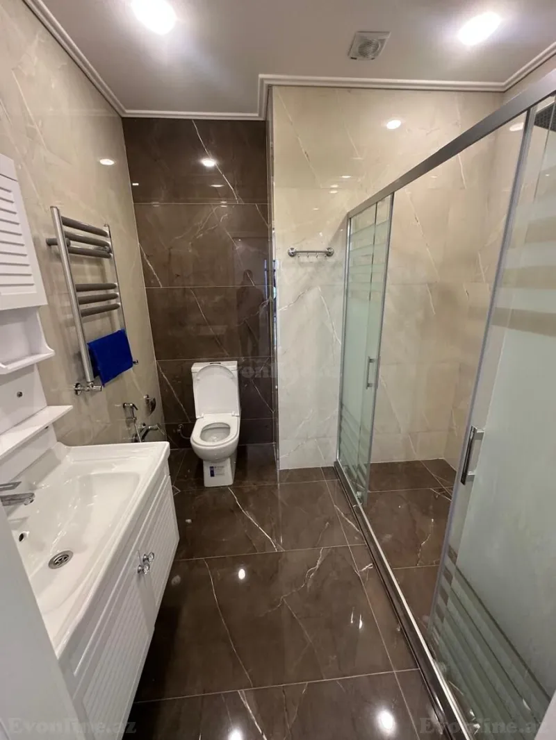 Kirayə verilir 3 otaqlı Mənzil Yeni tikili 150 m² Nərimanov r. - şəkil 9