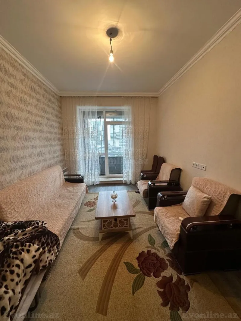 Kirayə verilir 1 otaqlı Mənzil Yeni tikili 50 m² 20 Yanvar m.