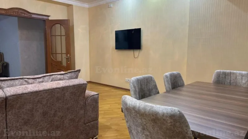 Kirayə verilir 3 otaqlı Mənzil Yeni tikili 117 m² Nərimanov r. - şəkil 3