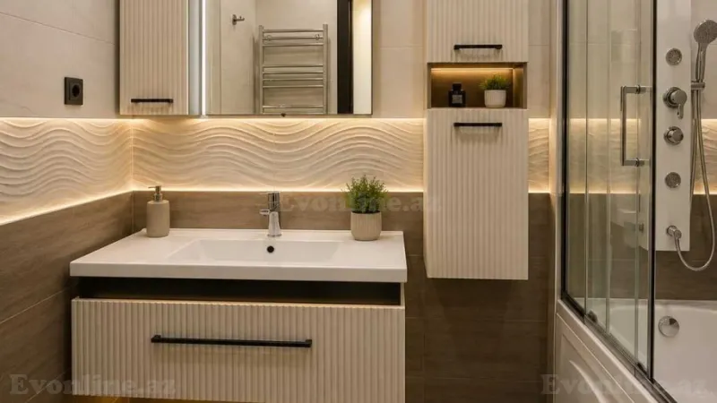 Satılır 3 otaqlı Mənzil Yeni tikili 90 m² Memar Əcəmi m. - şəkil 4