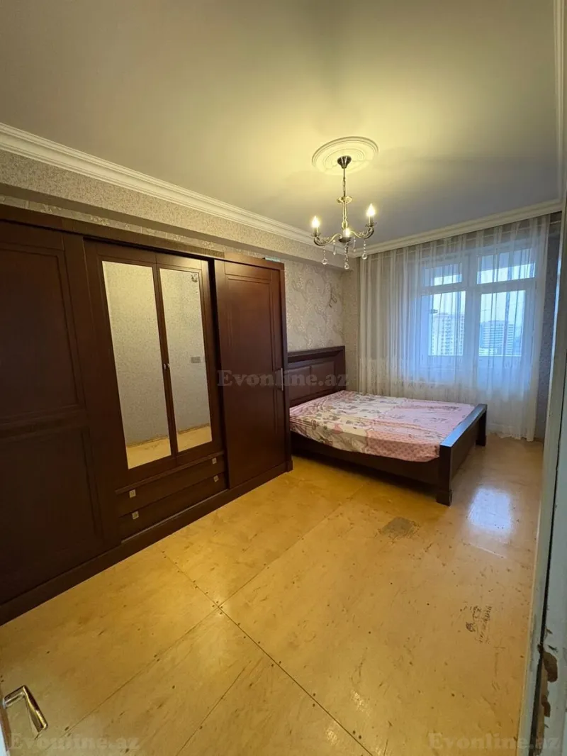 Kirayə verilir 3 otaqlı Mənzil Yeni tikili 75 m² Qara Qarayev m. - şəkil 3