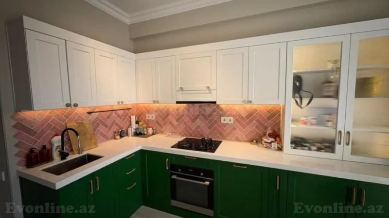 Kirayə verilir 3 otaqlı Mənzil Yeni tikili 90 m² Nərimanov r. - şəkil 3