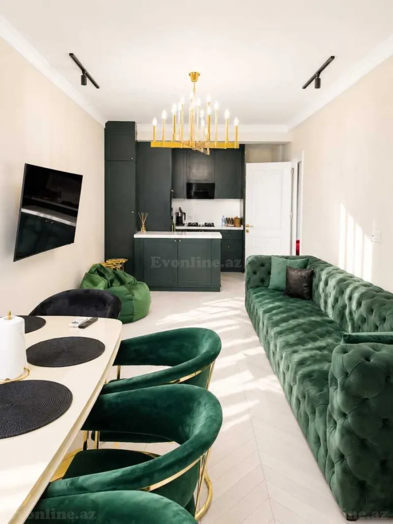 Kirayə verilir 3 otaqlı Mənzil Yeni tikili 90 m² Xətai r. - şəkil 2