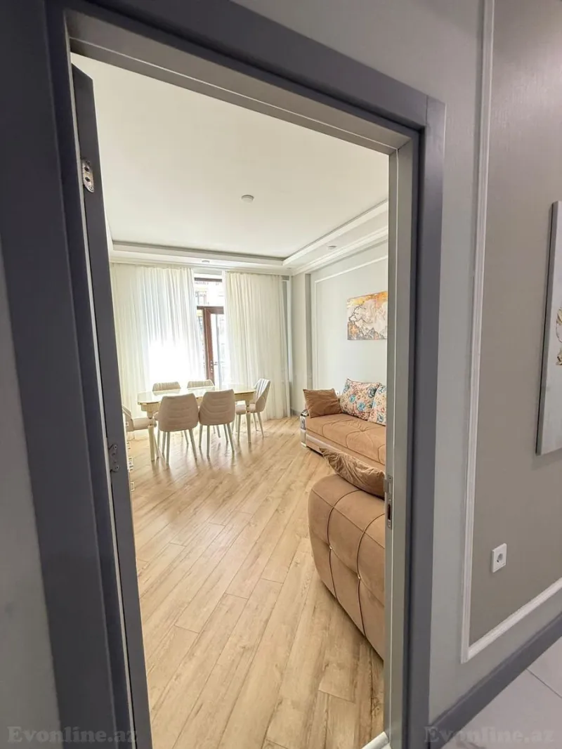Kirayə verilir 2 otaqlı Mənzil Yeni tikili 87 m² Dərnəgül m. - şəkil 3
