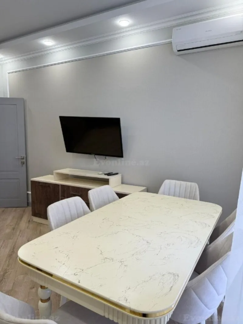 Kirayə verilir 2 otaqlı Mənzil Yeni tikili 87 m² Dərnəgül m. - şəkil 3