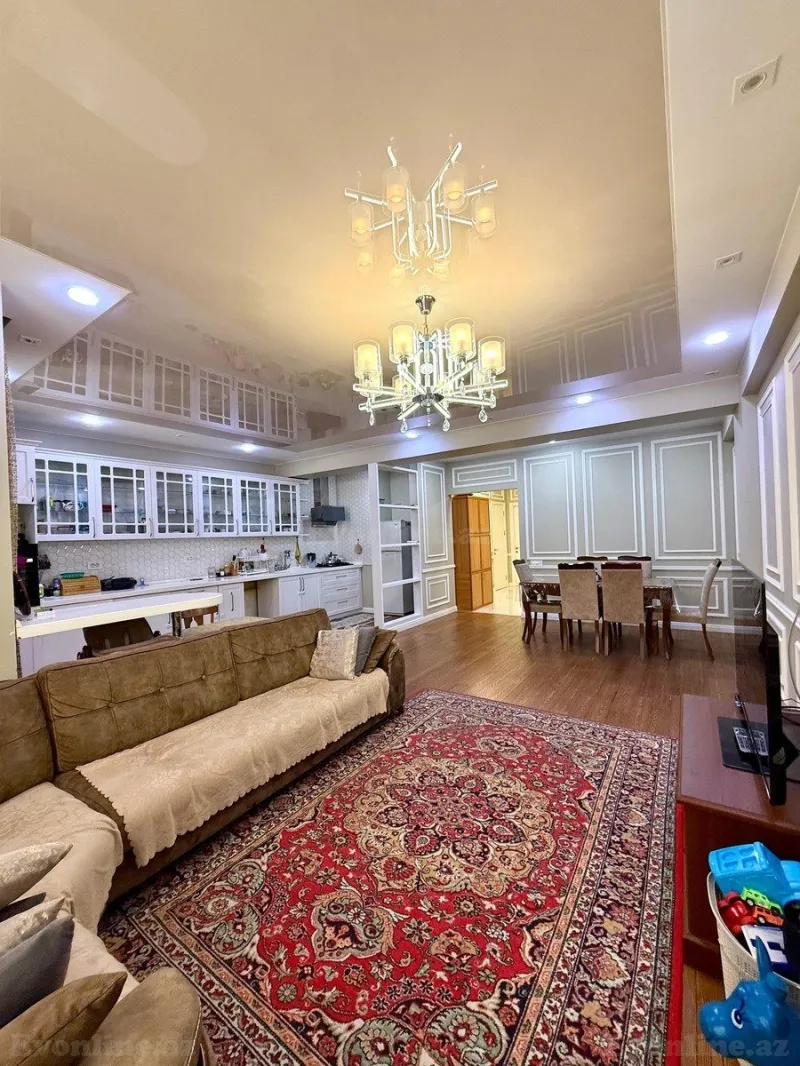 Satılır 3 otaqlı Mənzil Yeni tikili 120 m² Həzi Aslanov m. - şəkil 2