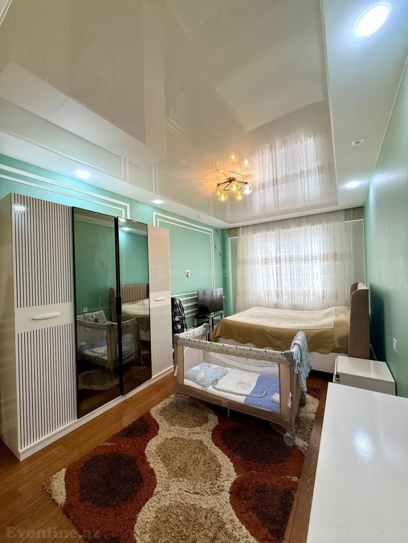 Satılır 3 otaqlı Mənzil Yeni tikili 120 m² Həzi Aslanov m. - şəkil 5