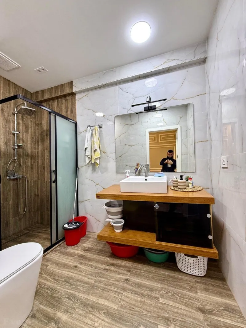 Satılır 3 otaqlı Mənzil Yeni tikili 120 m² Həzi Aslanov m. - şəkil 13
