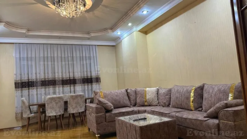 Kirayə verilir 3 otaqlı Mənzil Yeni tikili 120 m² Nəsimi r. - şəkil 2