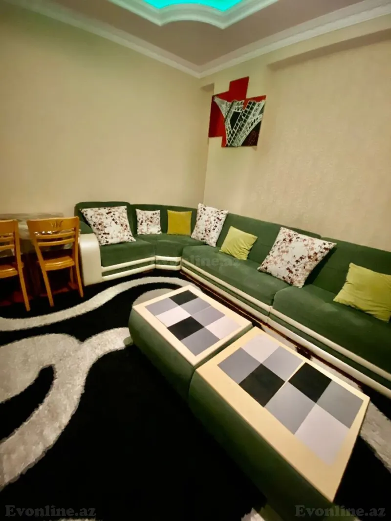 Kirayə verilir 2 otaqlı Mənzil Yeni tikili 57 m² Əhmədli m. - şəkil 2