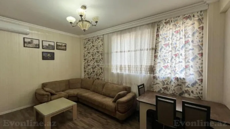 Kirayə verilir 2 otaqlı Mənzil Yeni tikili 55 m² Yasamal r. - şəkil 2