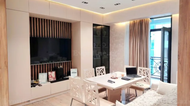 Satılır 2 otaqlı Mənzil Yeni tikili 65.5 m² Nəsimi r. - şəkil 3