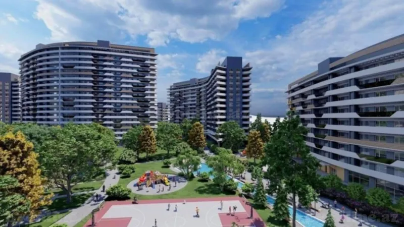 2 otaqlı Mənzil 90.8 m² Avtovağzal m. Satılır