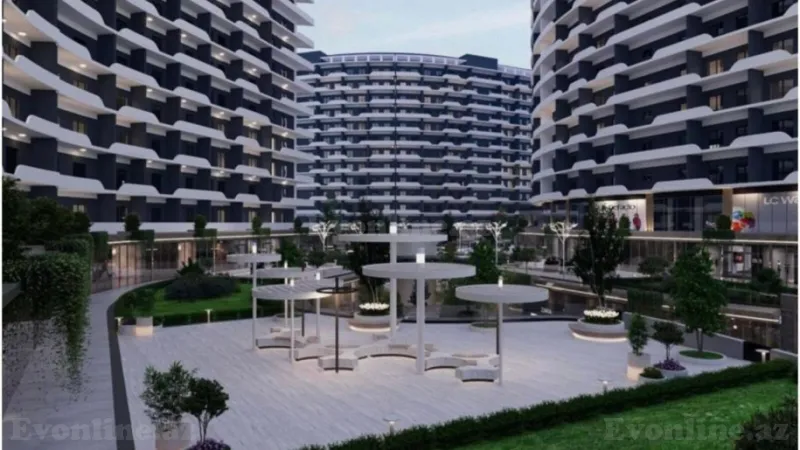 Satılır 2 otaqlı Mənzil Yeni tikili 90.8 m² Avtovağzal m. - şəkil 2