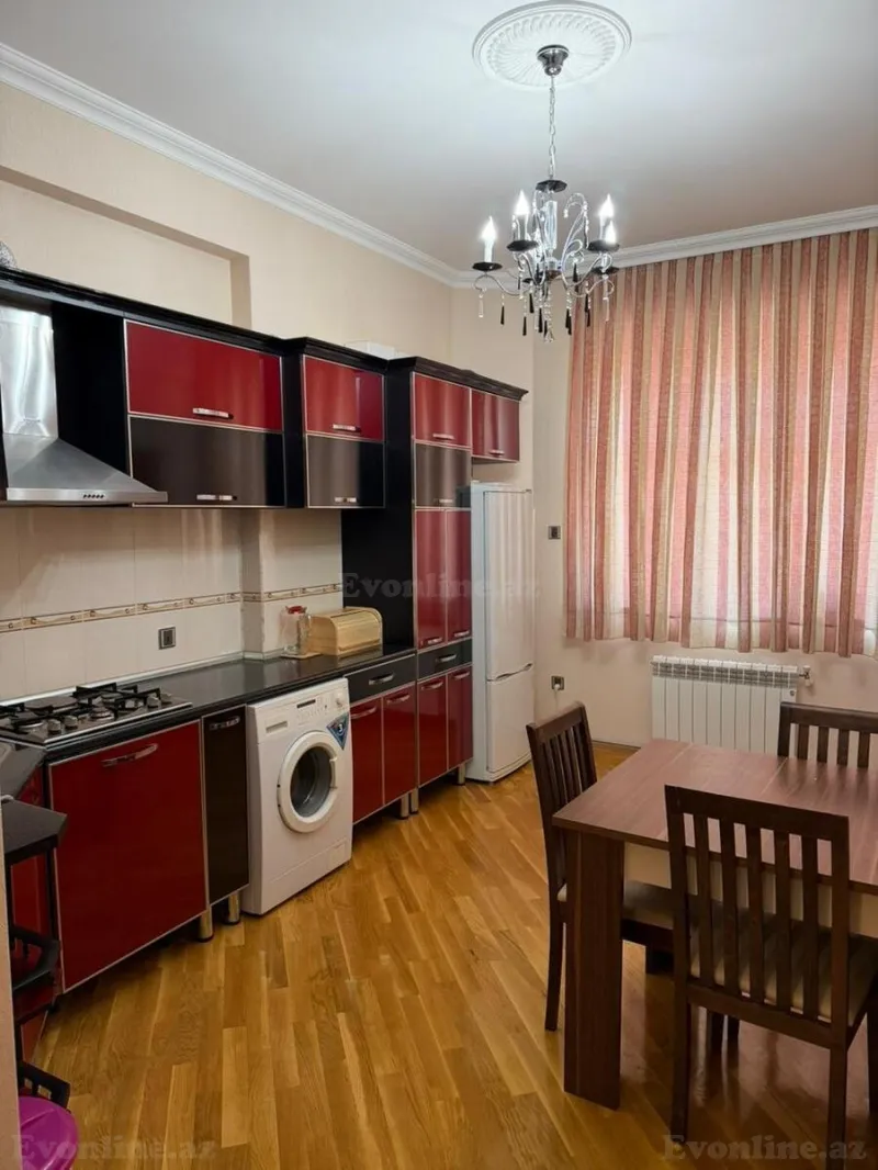 Kirayə verilir 3 otaqlı Mənzil Yeni tikili 140 m² Nəsimi r. - şəkil 6