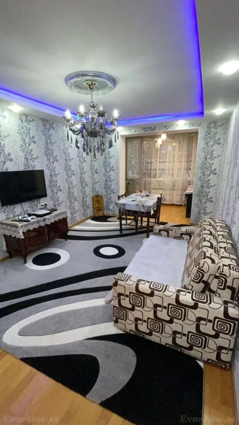 3 otaqlı Mənzil 90 m² Yeni Yasamal Kirayə verilir
