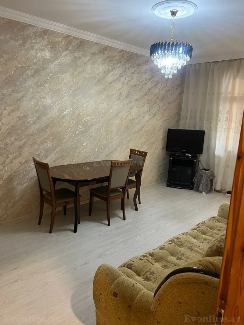 Kirayə verilir 2 otaqlı Mənzil Köhnə tikili 45 m² 9-cu mikrorayon - şəkil 2