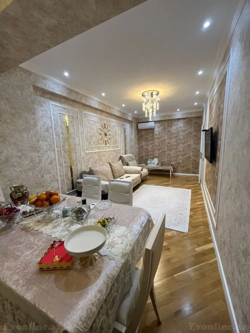 Satılır 3 otaqlı Mənzil Yeni tikili 102 m² Həzi Aslanov m. - şəkil 2
