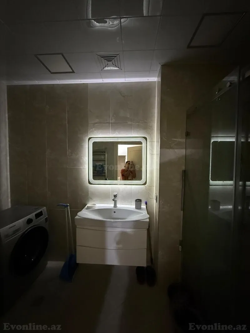 Kirayə verilir 3 otaqlı Mənzil Yeni tikili 90 m² Nəsimi r. - şəkil 9