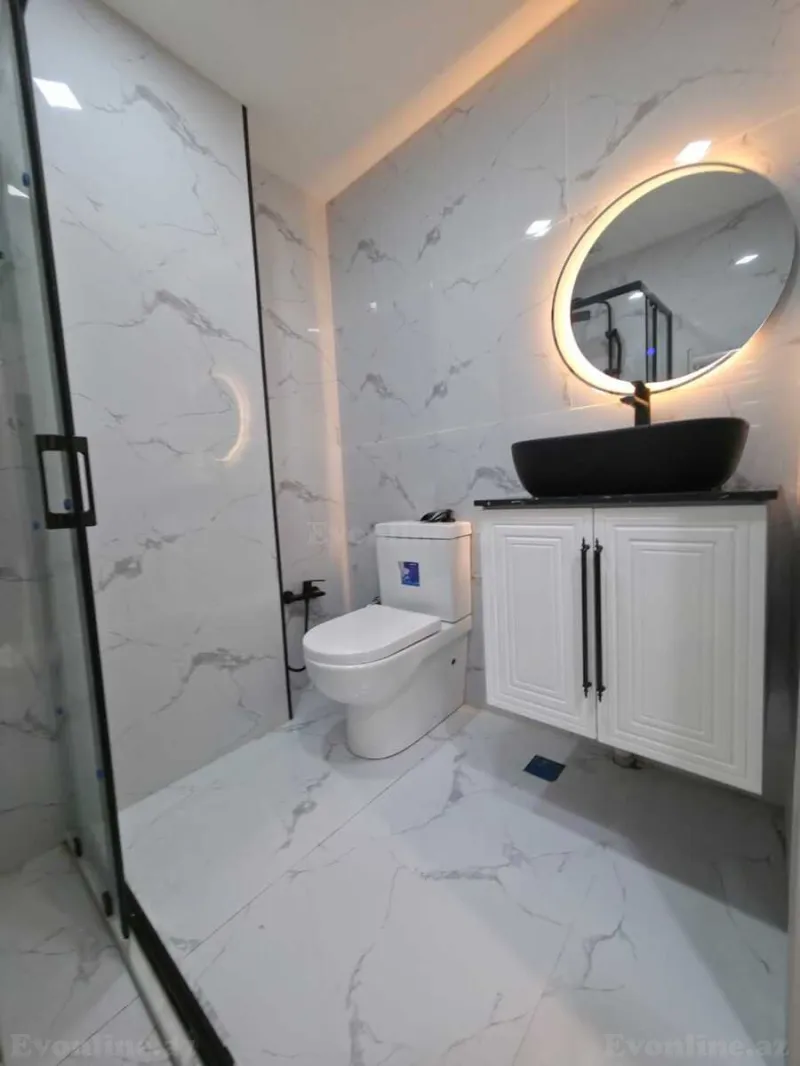 Satılır 2 otaqlı Mənzil Yeni tikili 56 m² Həzi Aslanov m. - şəkil 8