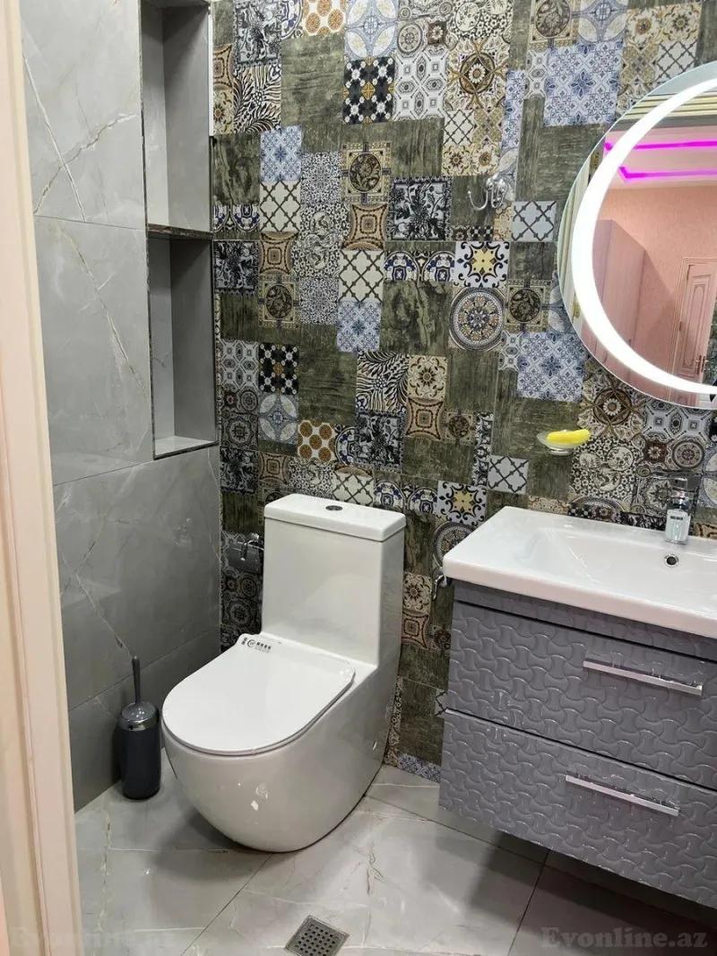 Kirayə verilir 2 otaqlı Mənzil Yeni tikili 95 m² İnşaatçılar m. - şəkil 11