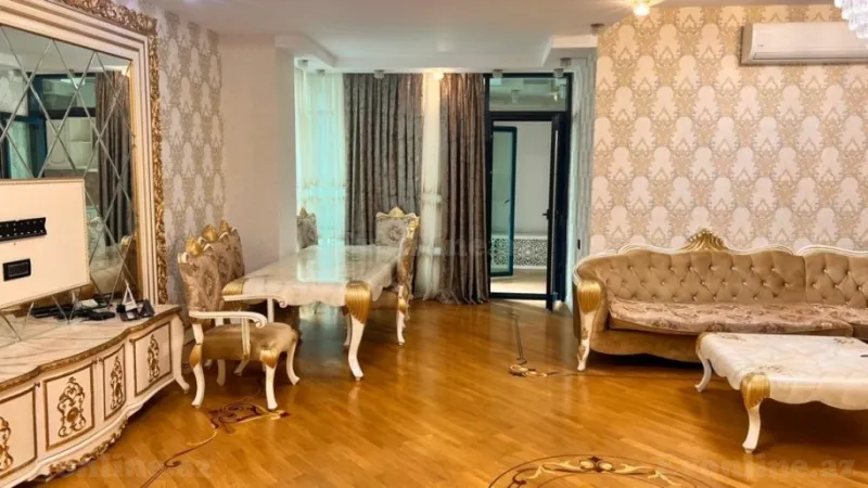 Kirayə verilir 3 otaqlı Mənzil Yeni tikili 170 m² Nəsimi r. - şəkil 6