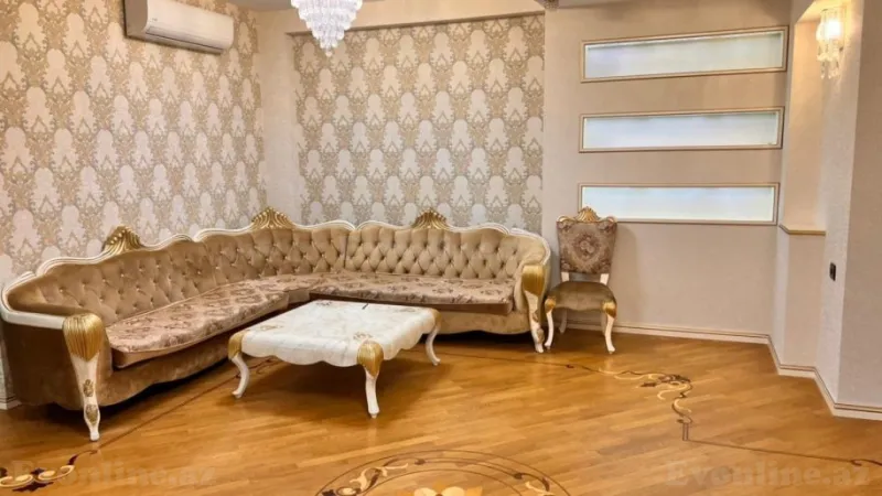 Kirayə verilir 3 otaqlı Mənzil Yeni tikili 170 m² Nəsimi r. - şəkil 9