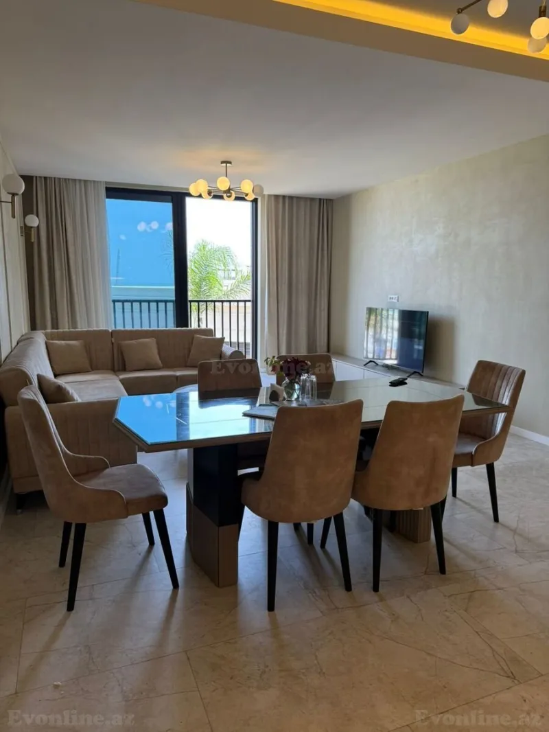 Kirayə verilir 2 otaqlı Mənzil Yeni tikili 115 m² Sabunçu r. - şəkil 3