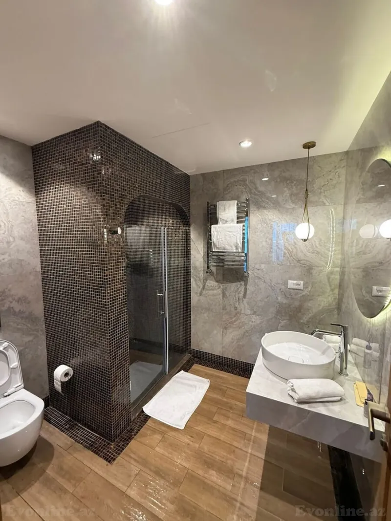 Kirayə verilir 2 otaqlı Mənzil Yeni tikili 115 m² Sabunçu r. - şəkil 19