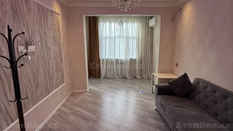 2 otaqlı Mənzil 50 m² 1-ci mikrorayon Kirayə verilir