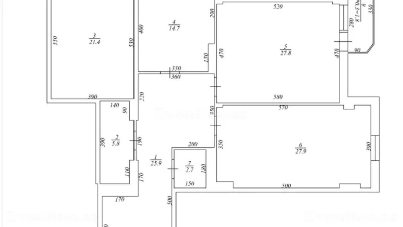 Satılır 3 otaqlı Mənzil Yeni tikili 138 m² 6-cı mikrorayon - şəkil 2