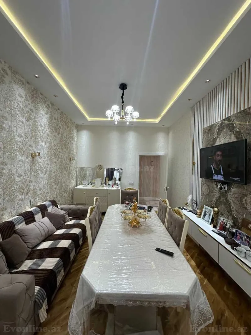 Satılır 2 otaqlı Mənzil Yeni tikili 60 m² Həzi Aslanov m. - şəkil 2