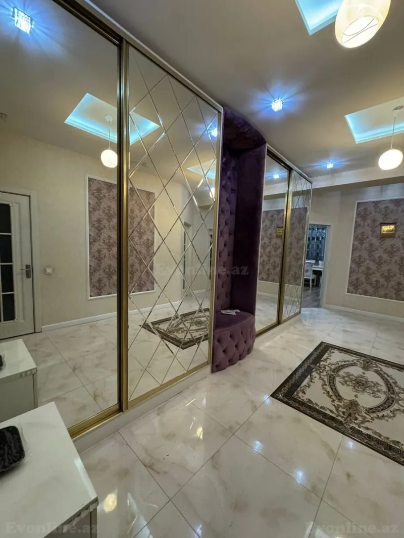 Kirayə verilir 3 otaqlı Mənzil Yeni tikili 105 m² Nərimanov r. - şəkil 2