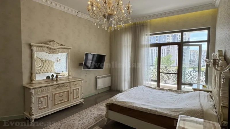 Kirayə verilir 4 otaqlı Mənzil Yeni tikili 230 m² Nizami m. - şəkil 13