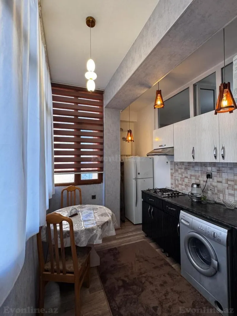 Kirayə verilir 2 otaqlı Mənzil Yeni tikili 50 m² Həzi Aslanov m. - şəkil 9