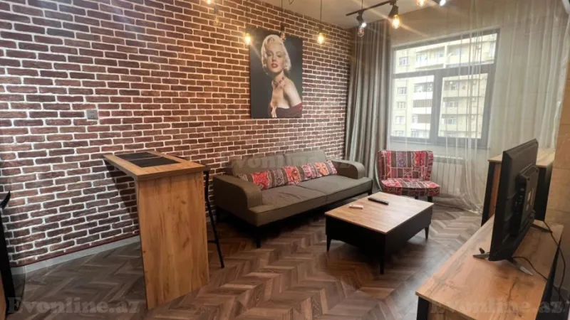 Kirayə verilir 2 otaqlı Mənzil Yeni tikili 65 m² Xətai m.