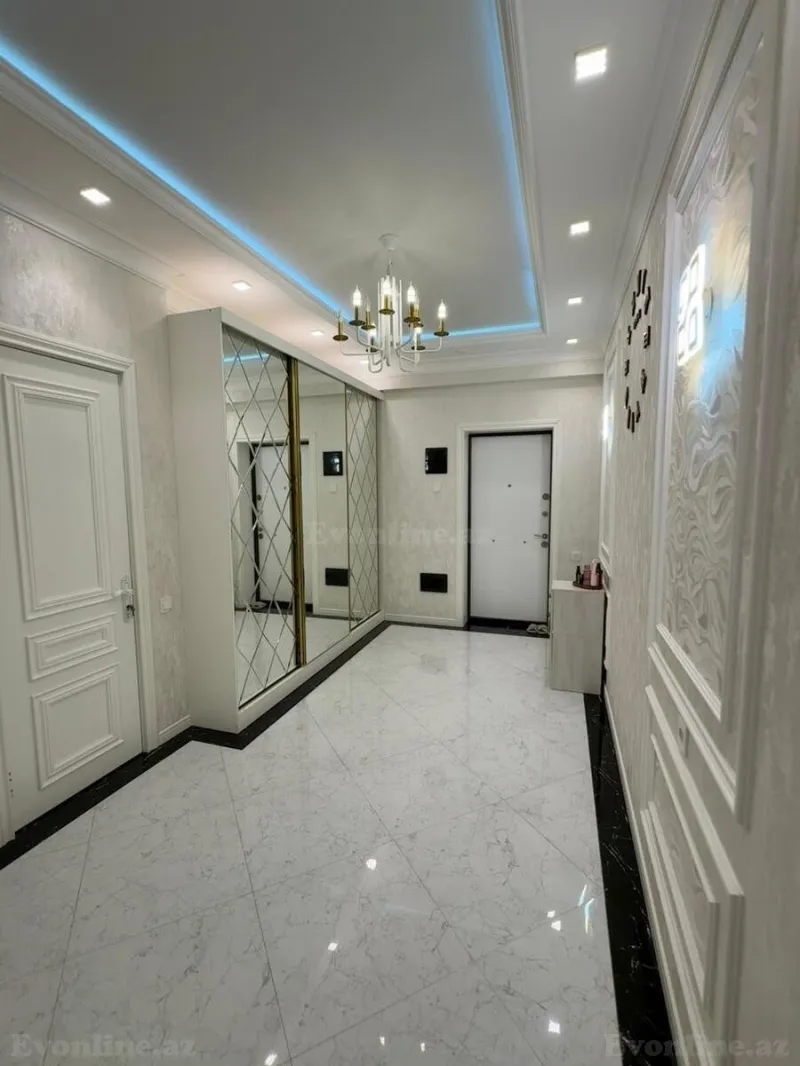 Satılır 3 otaqlı Mənzil Yeni tikili 90 m² İnşaatçılar m. - şəkil 3
