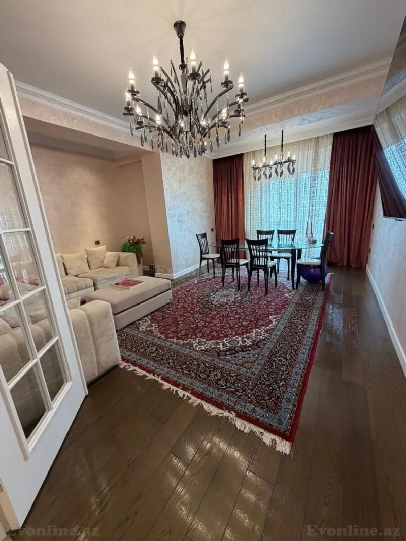 Kirayə verilir 3 otaqlı Mənzil Yeni tikili 150 m² Nərimanov r. - şəkil 6