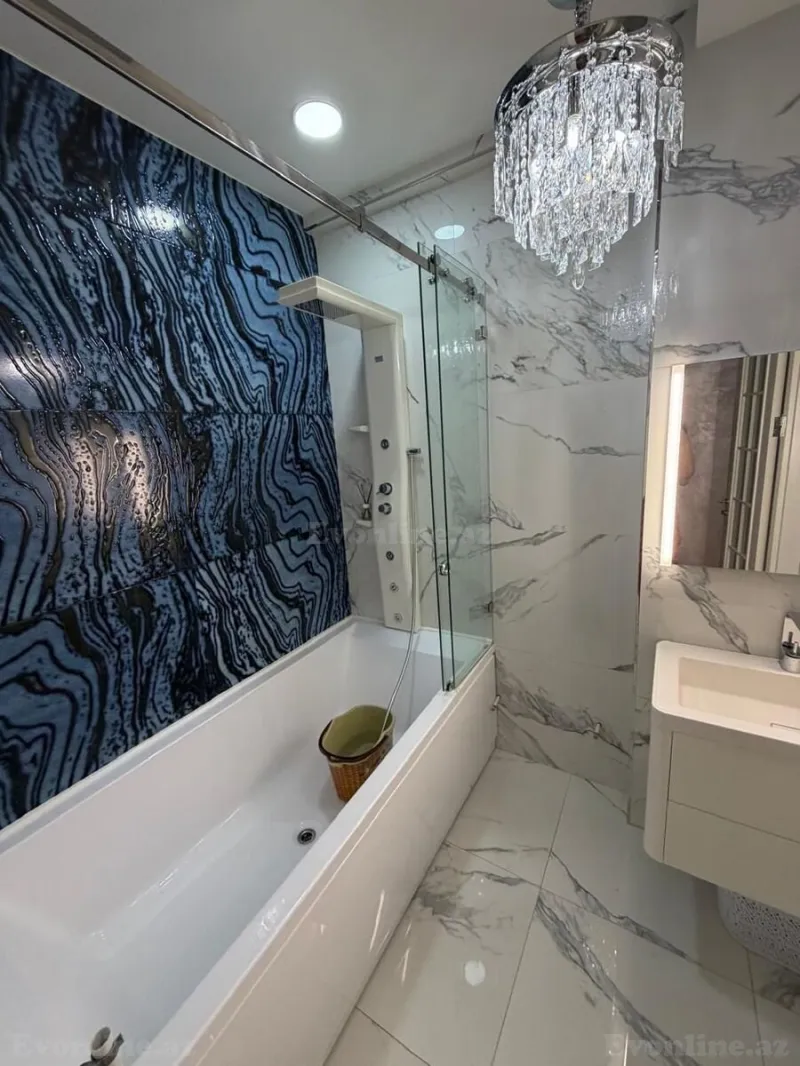 Kirayə verilir 3 otaqlı Mənzil Yeni tikili 150 m² Nərimanov r. - şəkil 7