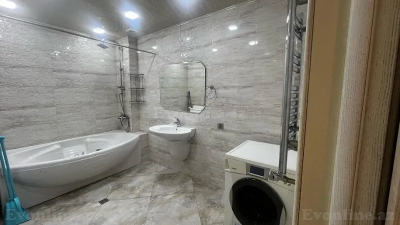 Kirayə verilir 2 otaqlı Mənzil Yeni tikili 106 m² Nəsimi r. - şəkil 8