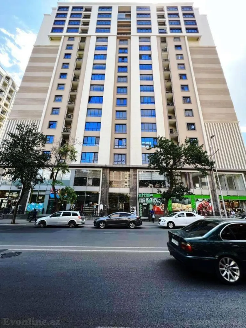 Kirayə verilir 2 otaqlı Mənzil Yeni tikili 77.7 m² Nəsimi r. - şəkil 2
